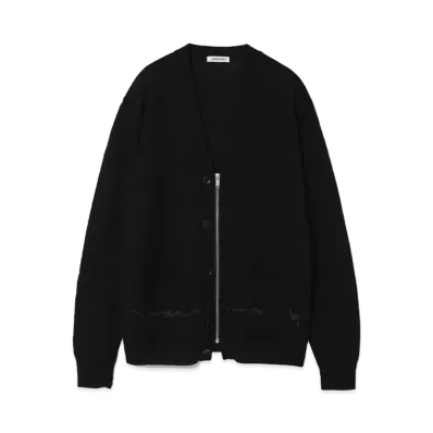 UNDERCOVER Wool Knit Cardigan "Black"