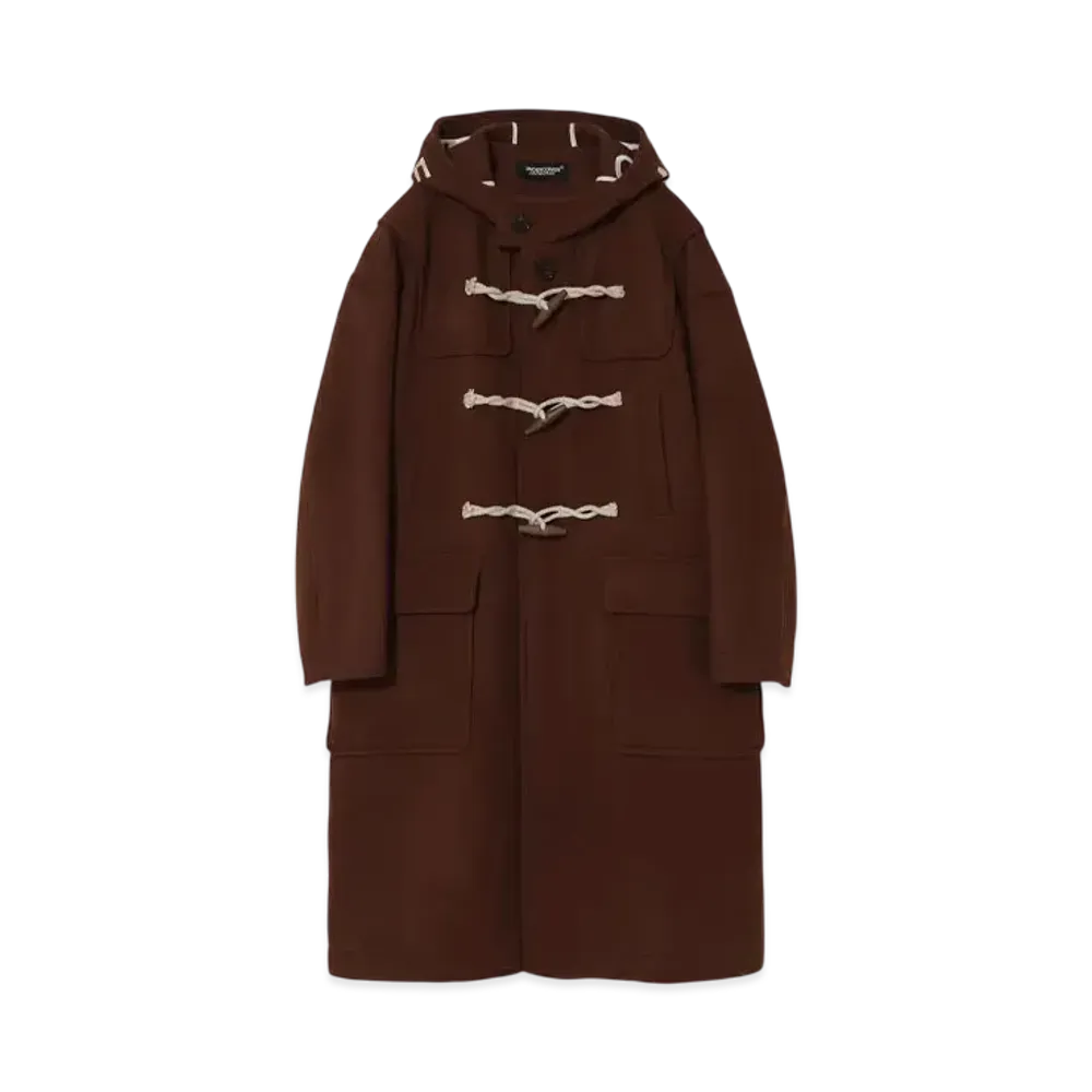 UNDERCOVER Wool duffle coat "Brown"