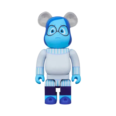 MEDICOM TOY "BEARBRICK" -INSIDE HEAD- SADNESS 400%