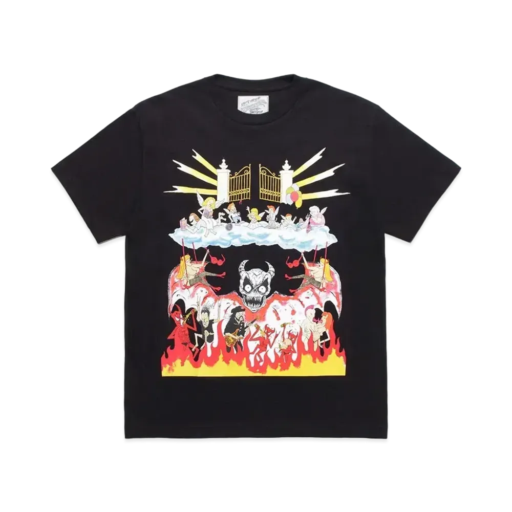 WACKO MARIA NECKFACE / Crew Neck T-Shirt "Black"