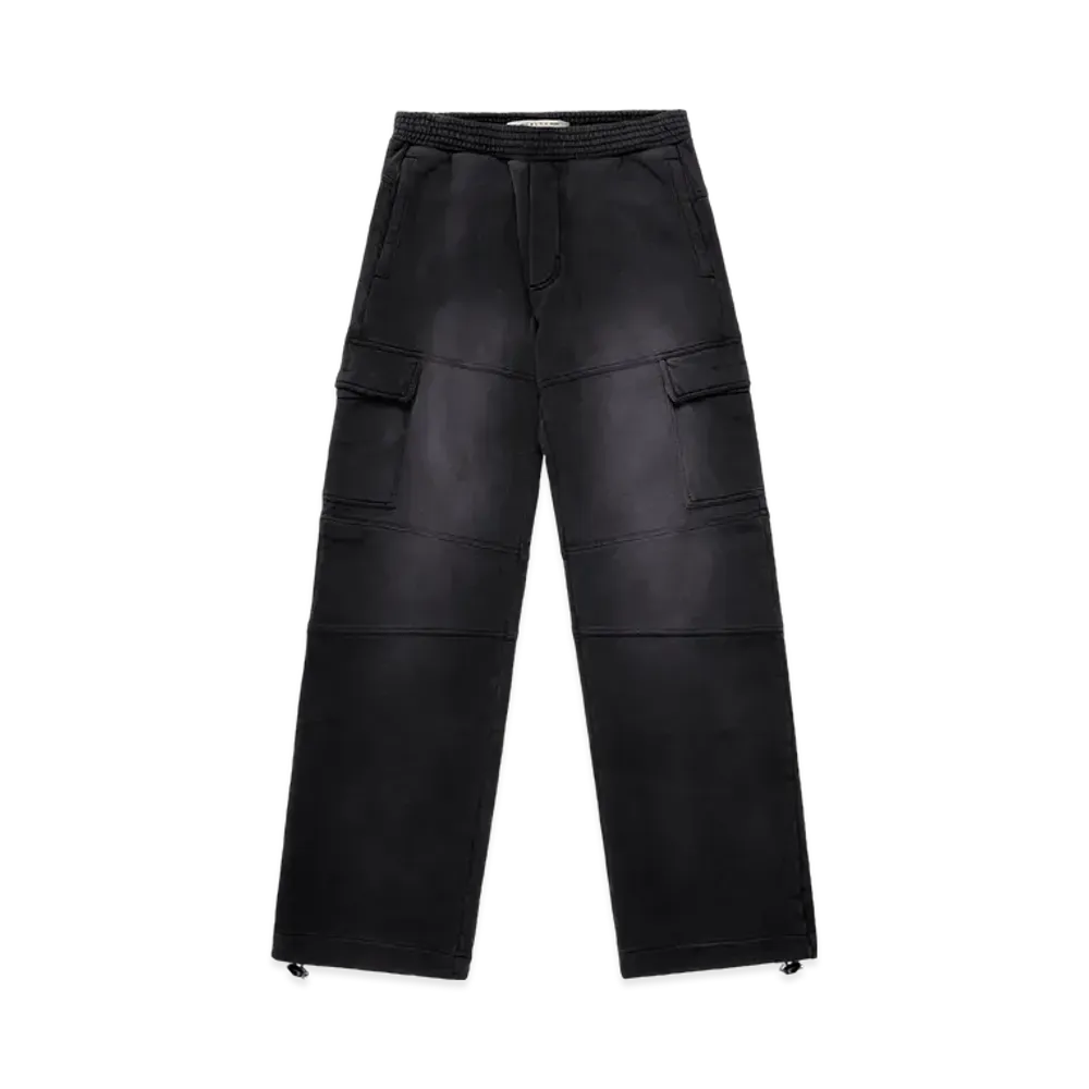 1017 ALYX 9SM Fleece Garment Dye Cargo Pants "Black"