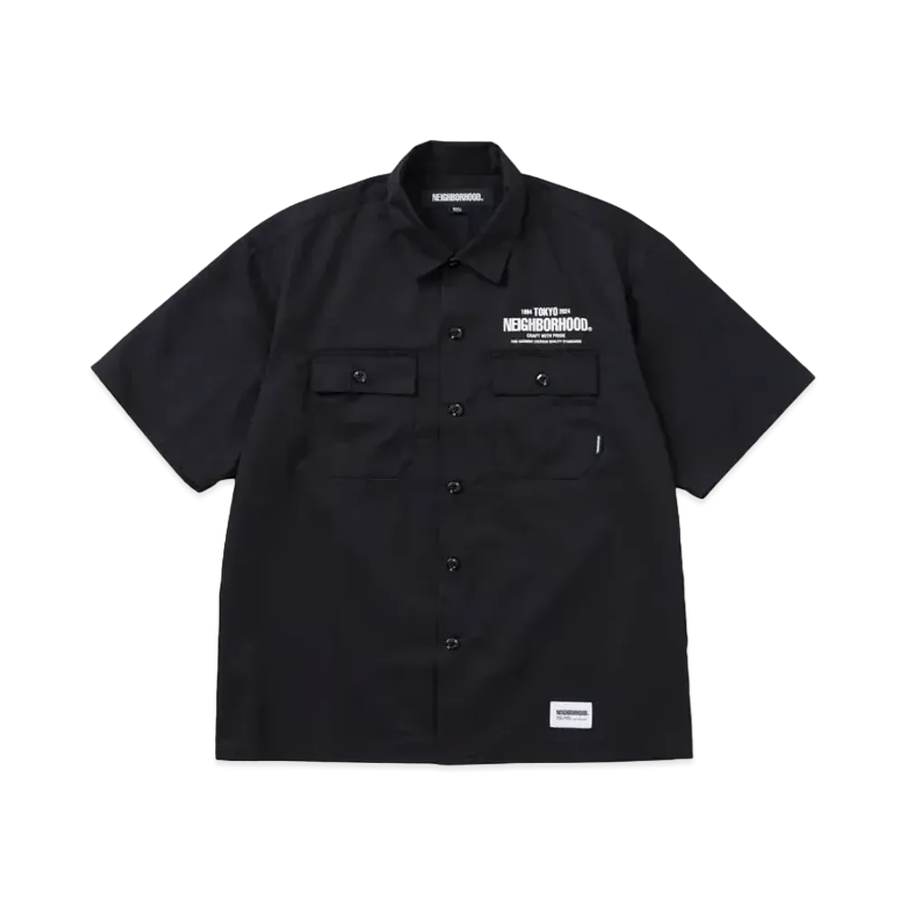 NEIGHBORHOOD Classic Work Shirt SS "Black"