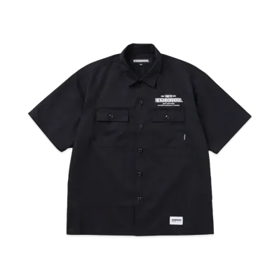 NEIGHBORHOOD Classic Work Shirt SS "Black"