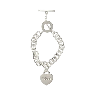 猫麦とろろ x SNKRDUNK \ NEKOMUGI TORORO 5th Anniversary bracelet "SILVER"