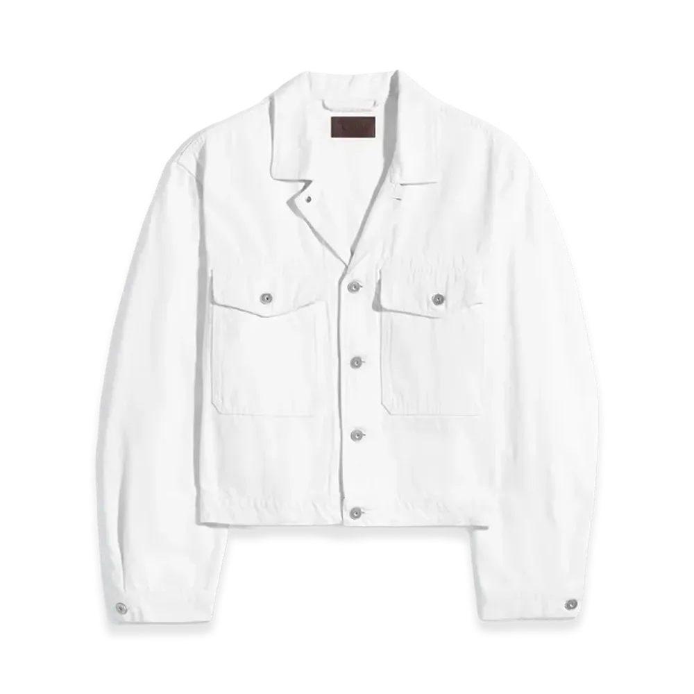 LEMAIRE Denim Trucker Jacket "Milk"
