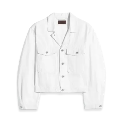 LEMAIRE Denim Trucker Jacket "Milk"
