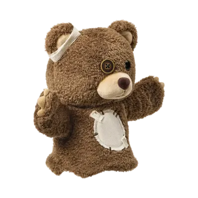 POP MART Hirono Bear Plush Hand Puppet