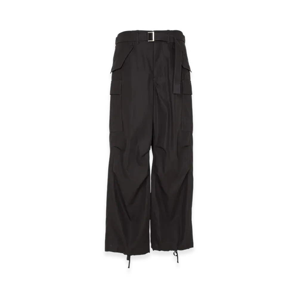 sacai Cotton Twill Pants "Black"