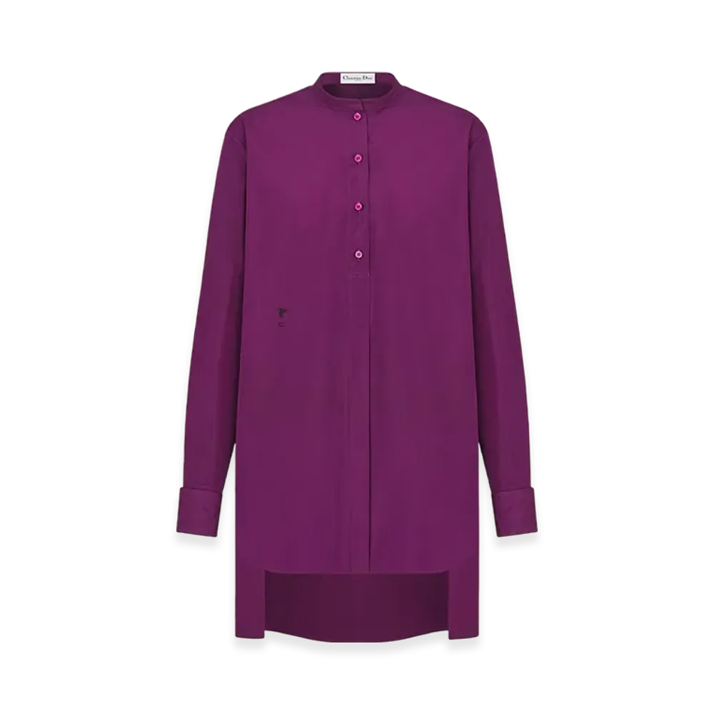 Dior Women's Blouse Technical Silk Taffeta "Mulberry"