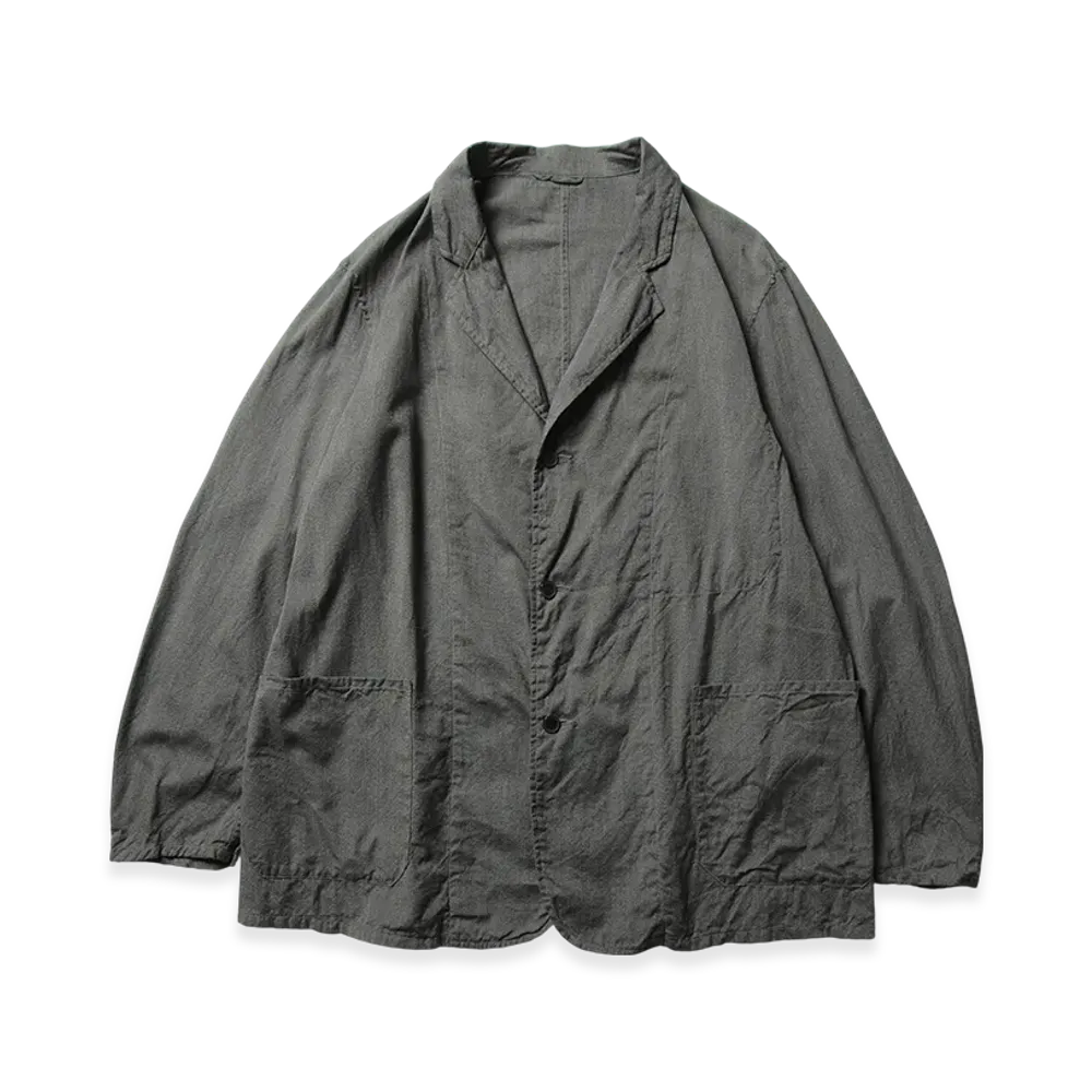 COMOLI Heather Yarn Jacket "Gray"