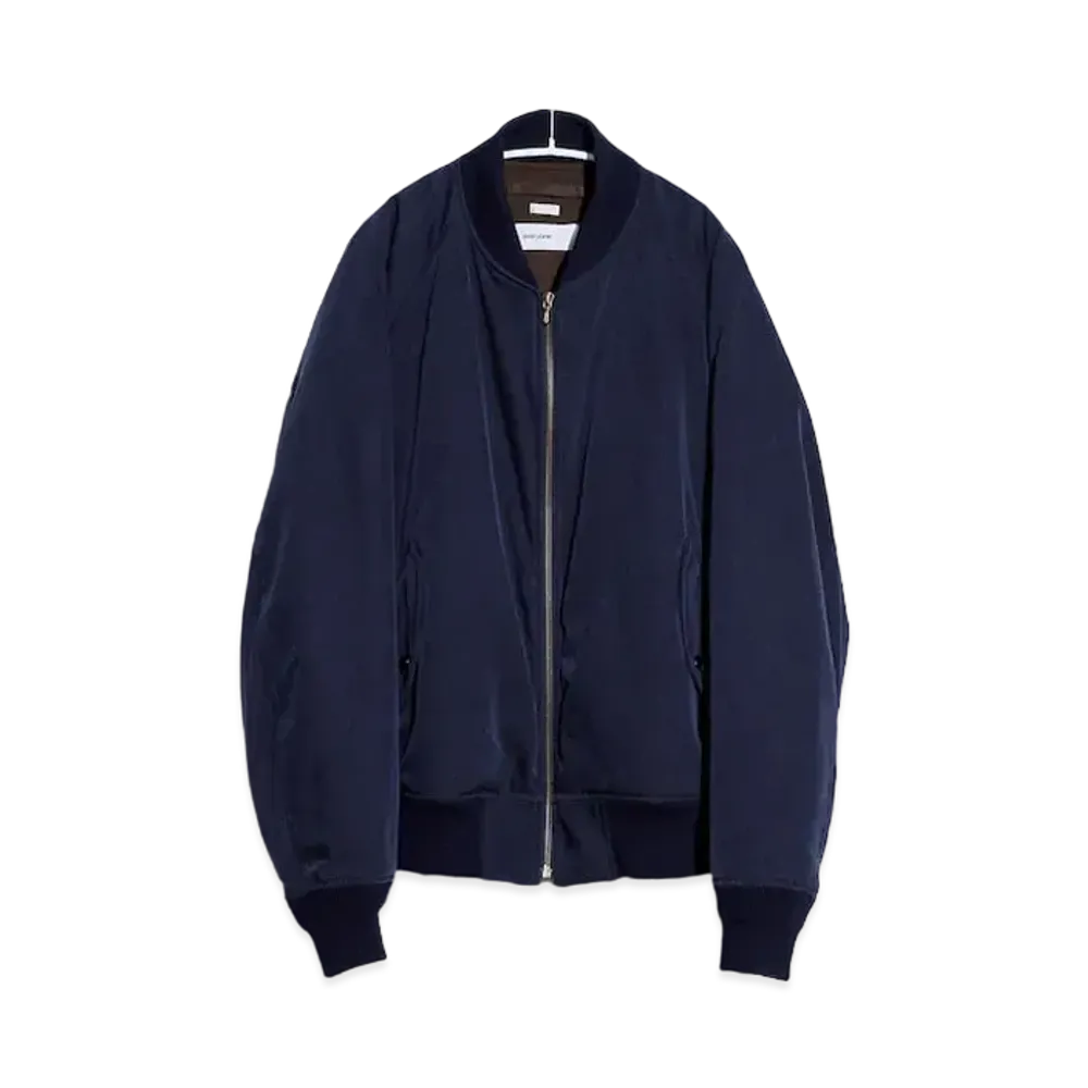 everyone A.PRESSE Silk Padding Jacket "Navy"