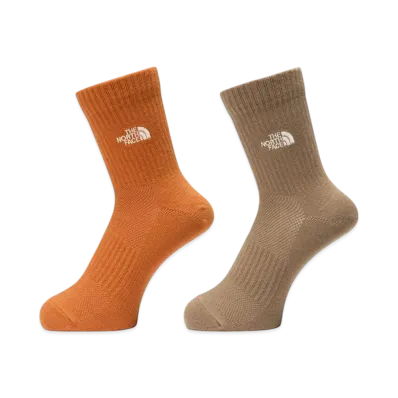The North Face TNF Logo 2P Crew Coolmax "Classic Khaki/Iron Bronze"