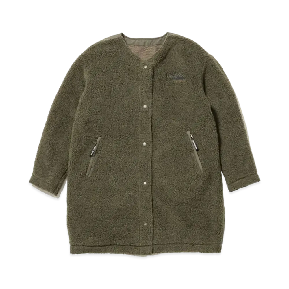 FIRST DOWN NO COLLAR BOA COAT "Khaki"