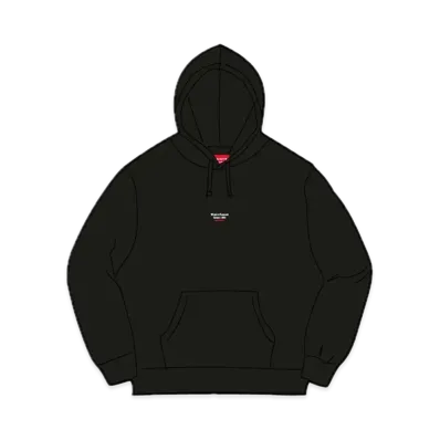 Supreme World Famous Micro Hooded Sweatshirt "Black"