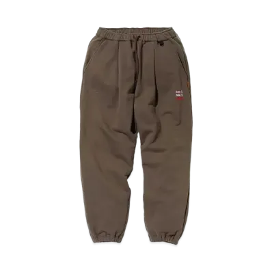 SEE SEE x eye_C Wide Sweat Pants "Brown"