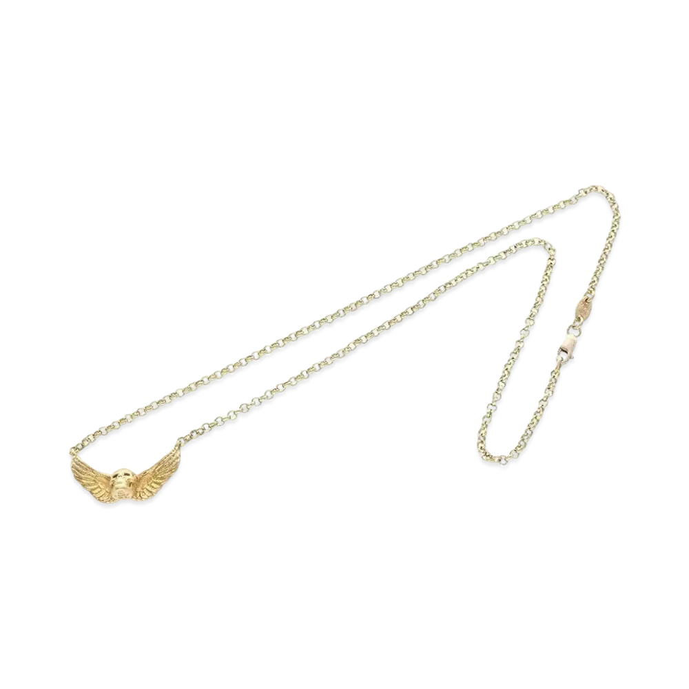 Chrome Hearts 22K Foti Mahalia Pendant Necklace "Yellow Gold"