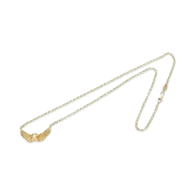 Chrome Hearts 22K Foti Mahalia Pendant Necklace "Yellow Gold"