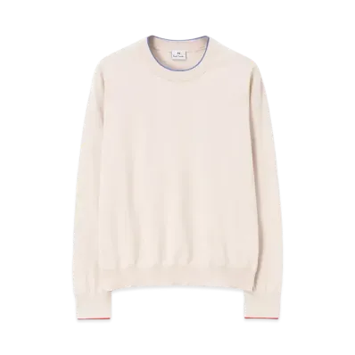 Paul Smith Women's Striped Cuffs Knit "Ecuru"