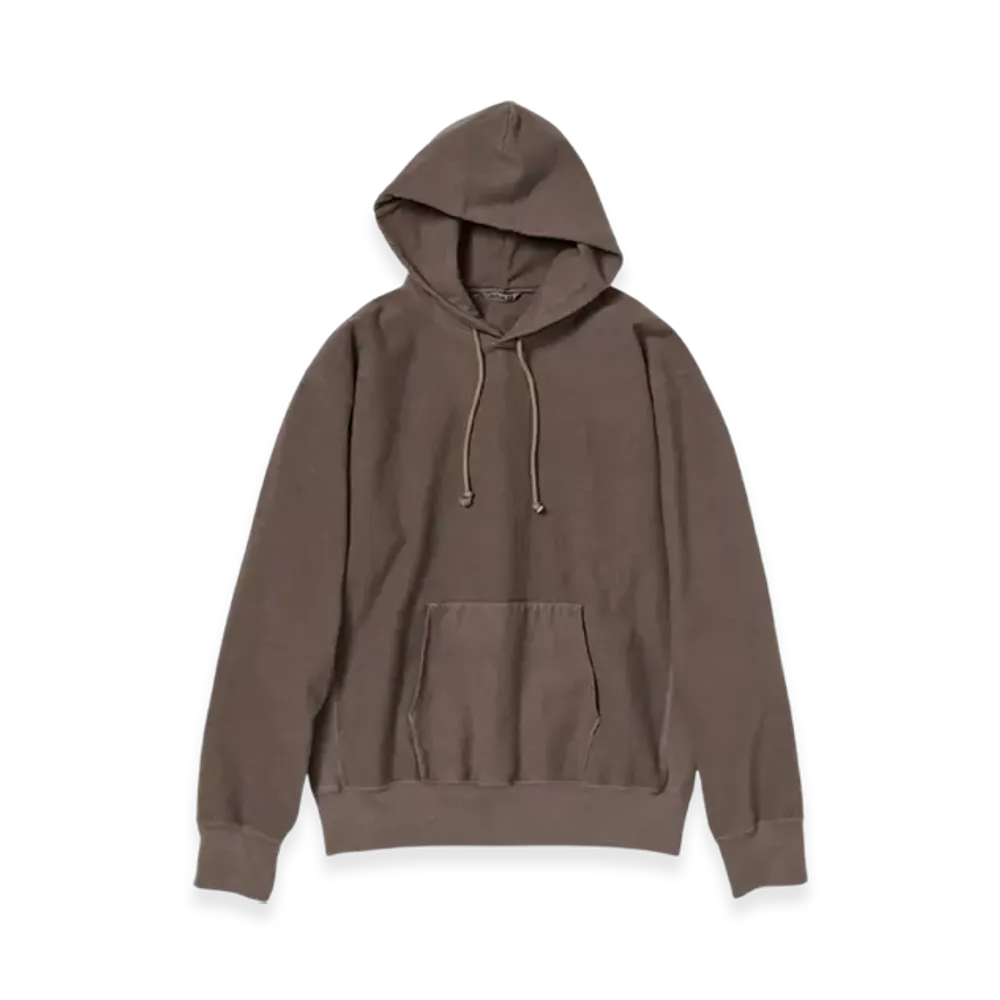 AURALEE Super Milled Sweat P/O Parka "Brown"