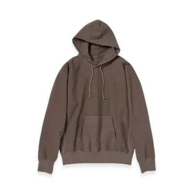 AURALEE Super Milled Sweat P/O Parka "Brown"