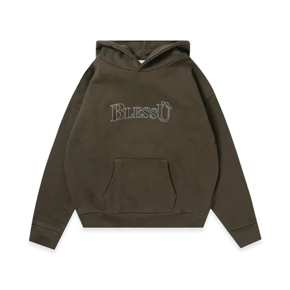 BLESS U Bless U Pigment Zip Hoodie 
