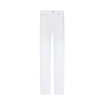 Dior Men's Long Regular Jeans Cotton Twill "White"