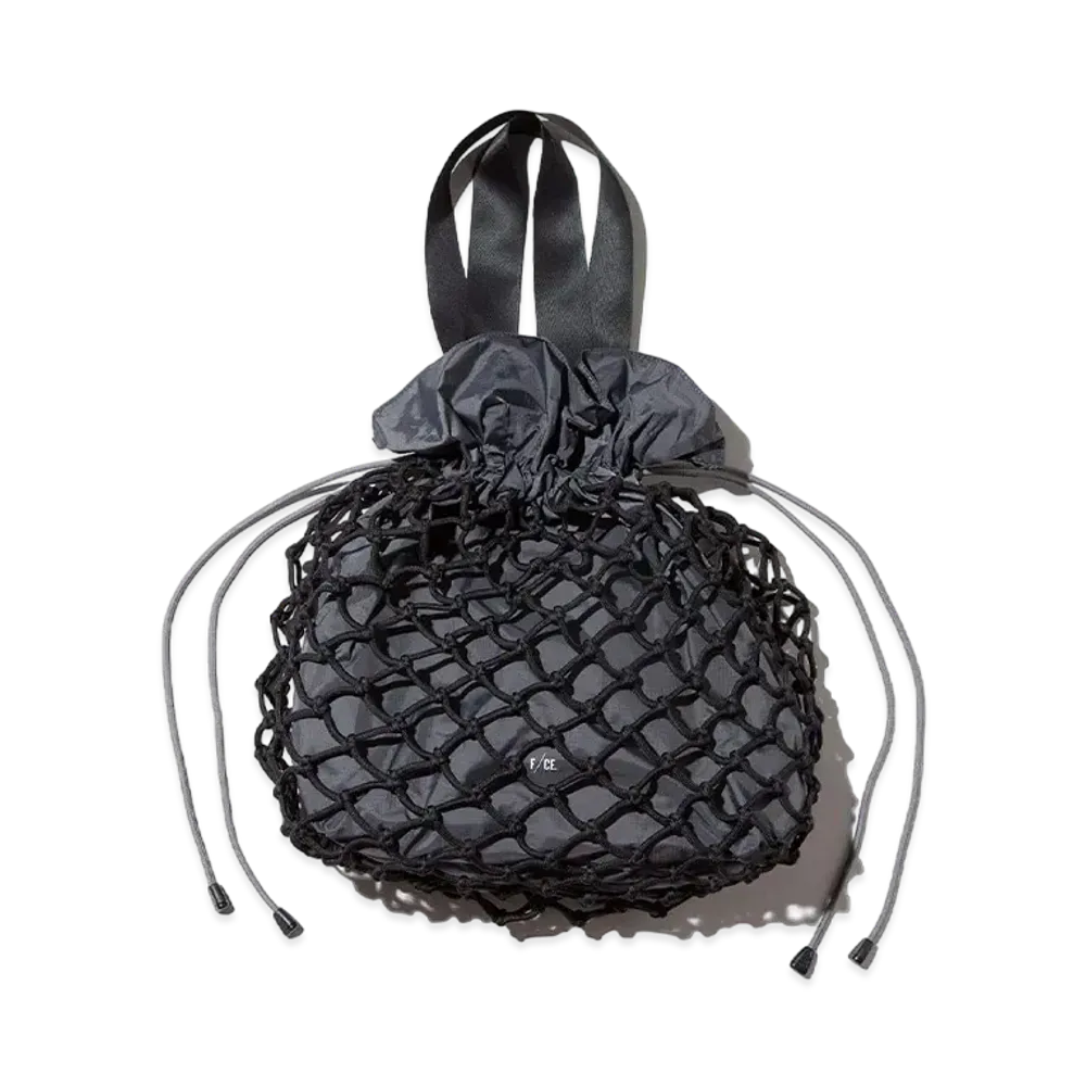 F/CE. Knotting Drawstring Tote "Black"