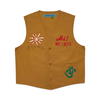 HUMAN MADE CPFM Baseball shirt "Yellow"