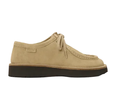 LOEWE Faro Lace-Up Suede Calfskin "Sahara"