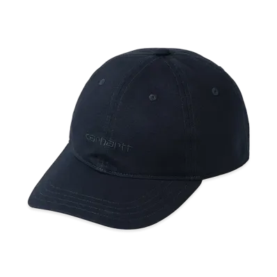 Carhartt WIP Canvas Script Cap "Dark Navy/Dark Scarab"