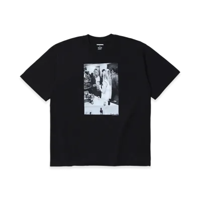 NEIGHBORHOOD x Charles Peterson Tee SS-2 "Black"