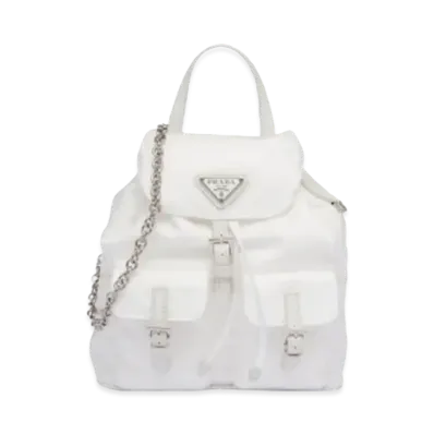 PRADA Re Nylon Mini Backpack "White"