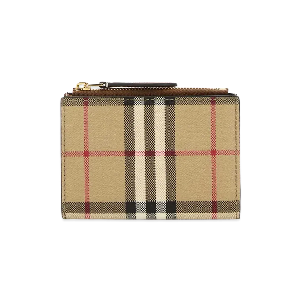 Burberry Women's Printed Canvas Wallet "Beige"