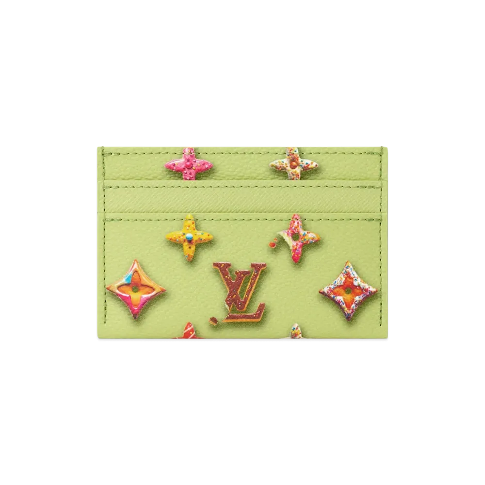 Louis Vuitton Double Card Holder "Pistachio"