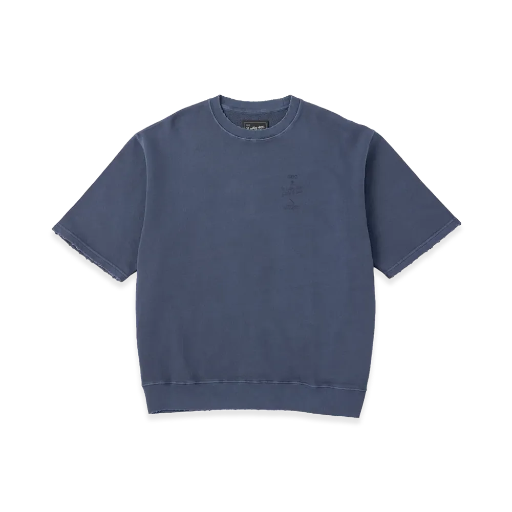 GDC x Saturdays NYC Damaged SS Sweat "Navy"