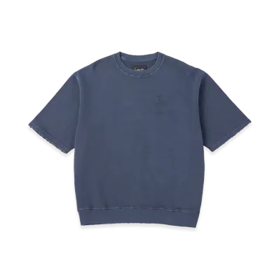 GDC x Saturdays NYC Damaged SS Sweat "Navy"