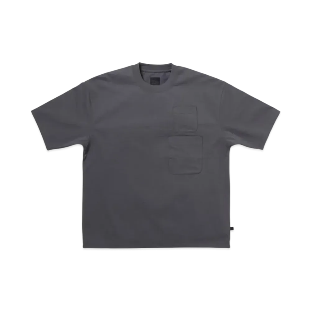 DAIWA PIER39 W's Tech W/Pocket Crew Tee "Charcoal"