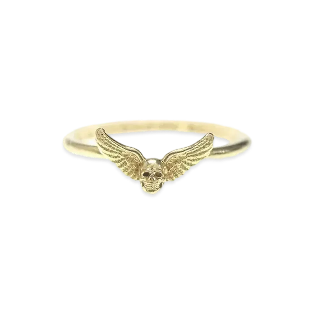 Chrome Hearts 22K 22K Bubble Gum Foti Mahalia Ring "Yellow Gold"