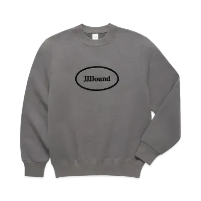 JJJJound J90 Infinite Logo "Charcoal French Terry"