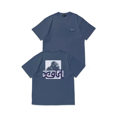XLARGE x X-girl x SUMMER SONIC OG Box S/S Tee "Blue"
