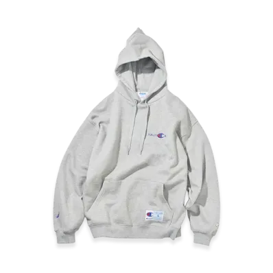 Champion x NAUTICA Embroidered Sweat Hoodie "Gray"