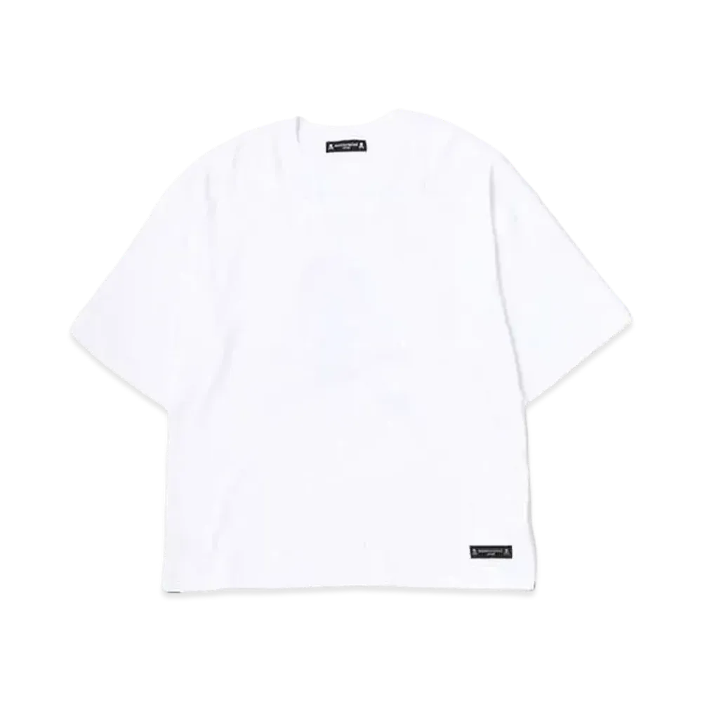 mastermind JAPAN Boxy Cursive Logo Tee "White"