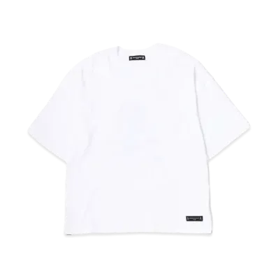 mastermind JAPAN Boxy Cursive Logo Tee "White"