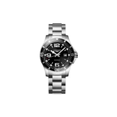 Longines Hydro Conquest 39.00mm "Black Sun Ray/Stainless Steel" L3.730.4.56.6