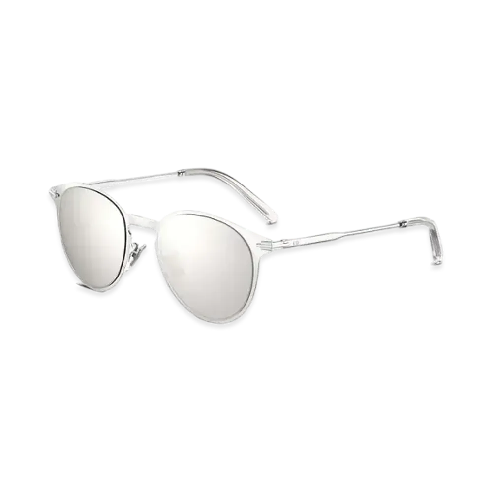 DiorBlackSuit R8U Finish Mirrored Pantos Sunglasses "Silver"