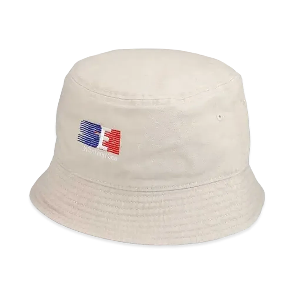 WIND AND SEA Tricolore Slide Sea Hat "Ivory"