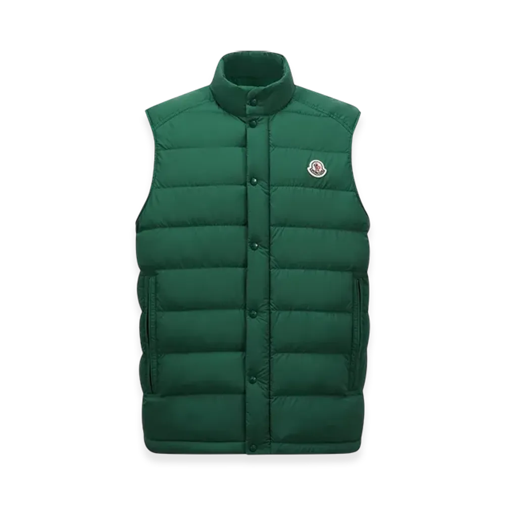 MONCLER Barthe Down Gilet "Green"