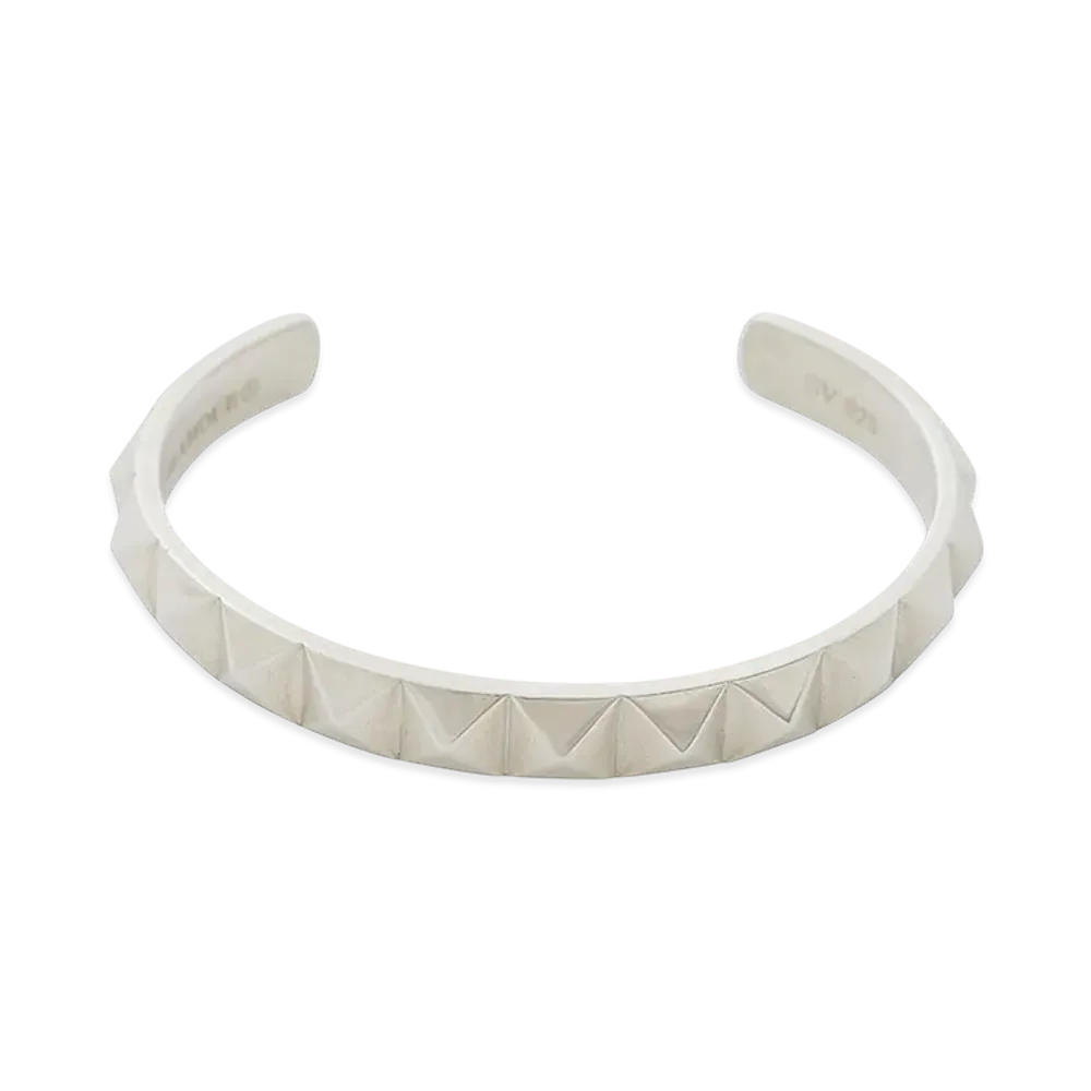 HYSTERIC GLAMOUR Stud Silhouette Bangle "Silver"