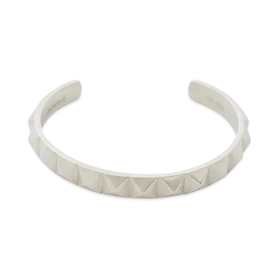 HYSTERIC GLAMOUR Stud Silhouette Bangle "Silver"