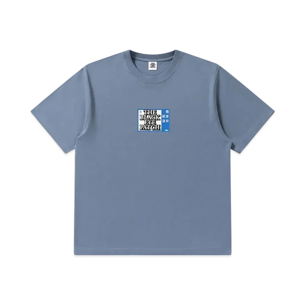 BlackEyePatch Scheduled Delivery Label Tee "Dark Blue"